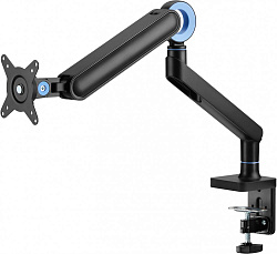Кронштейн для мониторов Ultramounts UM719B черный 17"-35" макс.10.5кг крепление к столешнице поворот и наклон
