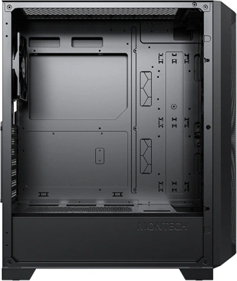 Корпус Montech Sky One Lite черный без БП ATX 5x120mm 5x140mm 2xUSB3.0 audio bott PSU