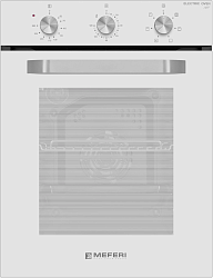 Духовой шкаф Электрический Meferi Light MEO456WH белый/нержавеющая сталь