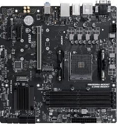 Материнская плата MSI PRO B550M-P Soc-AM4 AMD B550 4xDDR4 mATX AC`97 8ch(7.1) GbLAN RAID+VGA+HDMI+DP
