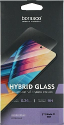 Защитное стекло для экрана BoraSCO Hybrid Glass прозрачный для ZTE Blade A3 (2020) 2.5D антиблик. 1шт. (50120)