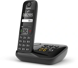Р/Телефон Dect Gigaset AS690A черный автооветчик АОН