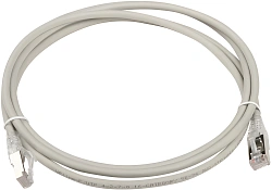 Патч-корд WRline WR-PC-RJ45-FTP-5E-2-GY FTP RJ-45 вил.-вилка RJ-45 кат.5E 2м серый LSZH