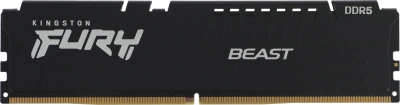 Память DDR5 2x32GB 6000MHz Kingston KF560C36BBEK2-64 Fury Beast Black Expo RTL Gaming PC5-48000 CL36 DIMM 288-pin 1.35В kit single rank с радиатором Ret