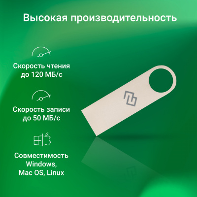 Флеш Диск Digma 256GB DRIVE3 DGFUL256A30SR USB3.0 серебристый