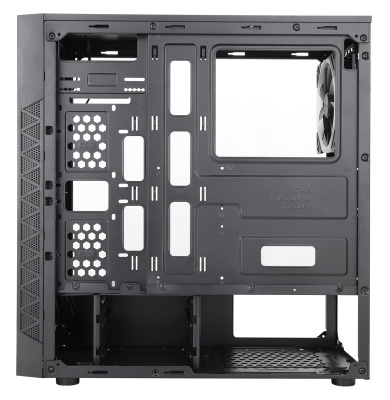 Корпус Accord JP-VI черный без БП ATX 3x120mm 2xUSB2.0 1xUSB3.0 audio bott PSU