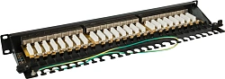 Патч-панель Lanmaster LAN-PPI24S6 19" 1U 24xRJ45 кат.6 STP