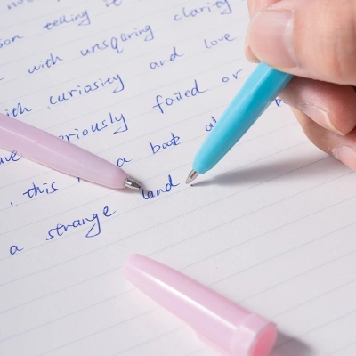 Ручка шариков. Deli P1 (EQ66) d=0.7мм син. черн. карт.уп.