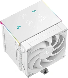 Устройство охлаждения(кулер) Deepcool AK500 Digital Pro Soc-AM5/AM4/1200/1700/1851 белый 4-pin 25dB Al+Cu LCD 240W 1346gr Ret (R-AK500-WHAPMN-G)