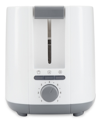 Тостер Hyundai HYT-2301 800Вт белый/серый