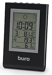 Погодная станция Buro H117AB серебристый/черный