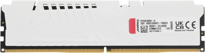 Память DDR5 16GB 5200MHz Kingston KF552C40BW-16 Fury Beast RTL Gaming PC5-41600 CL40 DIMM 288-pin 1.25В single rank с радиатором Ret