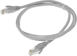 Патч-корд Premier 10Гбит/с UTP 4 пары cat.6 CCA 1м серый RJ-45 (m)-RJ-45 (m) (5-971 1.0)