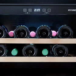 Винный шкаф Hyundai HBWC 0461 SCT 1-нокамерн. черный