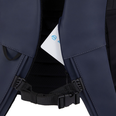 Рюкзак мужской Piquadro Corner 2.0 CA6291C2OW/BLU роллтоп синий ткань