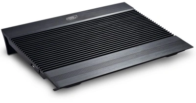 Подставка для ноутбука Deepcool N8 (DP-N24N-N8BK) 17" 380x278x55мм 25дБ 3xUSB 2x 140ммFAN 1244г алюминий черный