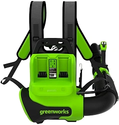 Воздуходувка Greenworks GD40BPG2 пит.:от аккум. зеленый/черный