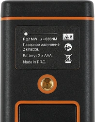 Лазерный дальномер RGK D80 2кл.лаз. 635нм цв.луч. красный (4610011871832)