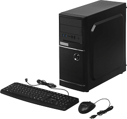 ПК Amur Нарвал A5A14 АМУЕ.466219.002 MT Ryzen 5 3400G (3.7) 8Gb SSD256Gb Vega 11 FreeDOS GbitEth 400W мышь клавиатура черный (RUS) (АМУЕ.466219.002 2169402)