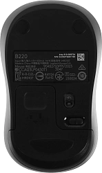 Мышь Logitech B220 Silent черный оптическая 1000dpi silent беспров. USB 2but (910-005553)