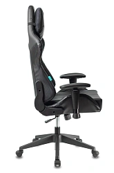 Кресло игровое Zombie VIKING 5 AERO Edition черный экокожа с подголов. крестов. пластик