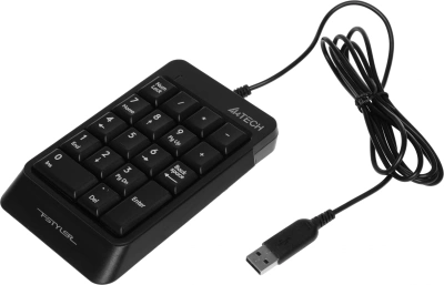Числовой блок A4Tech Fstyler FK13P черный USB slim для ноутбука (FK13P BLACK)