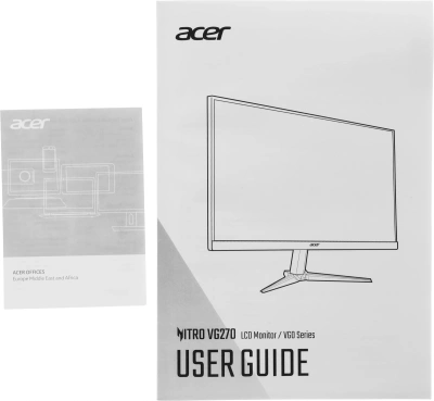 Монитор Acer 27" Nitro VG270M3bmiipx черный IPS LED 1ms 16:9 HDMI M/M 250cd 178гр/178гр 1920x1080 180Hz FreeSync Premium DP FHD 4.8кг