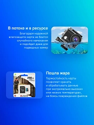 Флеш карта microSDXC 256GB Kingston SDCG3/256GB Canvas Go! Plus + adapter