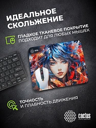 Коврик для мыши Cactus Girl 400x300x3мм (CS-MP-PRO11XL)
