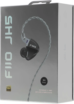 Наушники внутриканальные Fiio JH5 1.2м серебристый проводные в ушной раковине