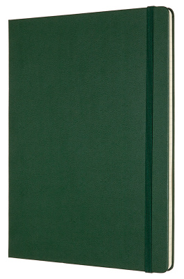 Блокнот Moleskine CLASSIC QP090K15 XLarge 190х250мм 192стр. линейка твердая обложка зеленый