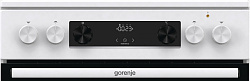 Плита Электрическая Gorenje GEC6C40WD белый стеклокерамика (без крышки)