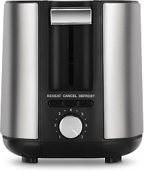 Тостер Vitek VT-7170 750Вт черный/стальной