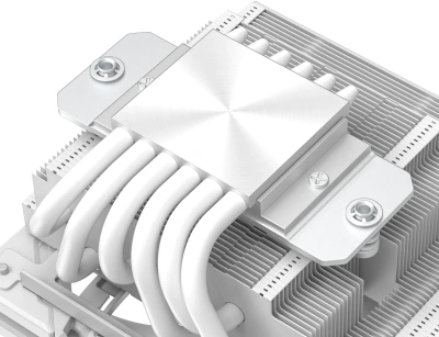 Устройство охлаждения(кулер) ID-Cooling IS-67-XT Soc-AM5/AM4/1200/1700/1851 белый 4-pin 16-35dB Al+Cu 150W 500gr Ret (IS-67-XT WHITE)