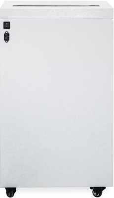 Шредер Heleos УО65-4 серый (секр.P-4) фрагменты 30лист. 65лтр. скрепки скобы пл.карты CD