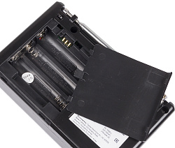 Радиоприемник портативный Hyundai H-PSR140 черный USB microSD