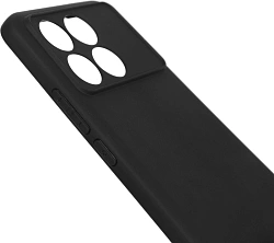 Чехол (клип-кейс) BoraSCO для Xiaomi Poco F6 Pro Silicone Case черный (73394)