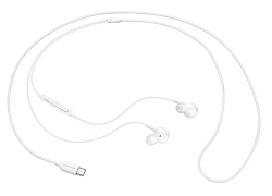 Гарнитура внутриканальные Samsung EO-IC100 1.2м белый проводные в ушной раковине (EO-IC100BWEGRU)