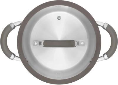 Кастрюля Rondell Balance RDS-755 5л. d=24см (с крышкой) стальной