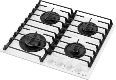 Газовая варочная поверхность Vitek VGH 6420 WG стекло белое