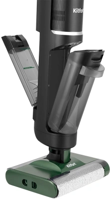Пылесос моющий Kitfort КТ-5259 200Вт черный/зеленый