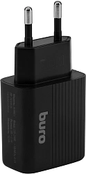 Сетевое зар./устр. Buro BUWE1 10.5W 2.1A 2xUSB универсальное черный (BUWE10S200BK)
