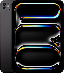 Планшет Apple iPad Pro 2025 A3358 M5 9C RAM12Gb ROM256Gb 11" OLED 2420x1668 5G eSIM iOS черный космос 12Mpix 12Mpix BT WiFi 10hr