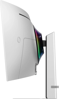 Монитор Samsung 49" Odyssey OLED G9 S49DG932SIXCI серебристый OLED LED 32:9 HDMI матовая HAS 250cd 178гр/178гр 5120x1440 240Hz FreeSync Premium Pro DP USB 12.9кг