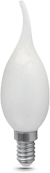 Лампа филам. Gauss Filament 5Вт цок.:E14 свеча 220B св.свеч.бел.теп. (упак.:10шт) (104201105)