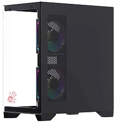 Корпус Bloody BD-CC103F черный без БП mATX 7x120mm 1xUSB2.0 1xUSB3.0 audio bott PSU