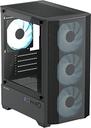 Корпус Accord ACC-195M черный без БП mATX 8x120mm 2xUSB2.0 1xUSB3.0 audio bott PSU