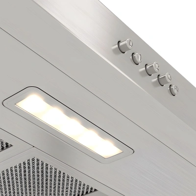 Вытяжка встраиваемая Elikor ECO XS 50 нержавеющая сталь управление: кнопочное (2 мотора)