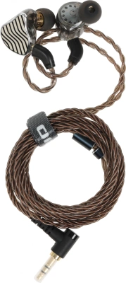 Наушники внутриканальные Fiio JH3 1.2м черный проводные в ушной раковине (80001881)