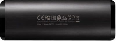 Накопитель SSD A-Data USB-C 2TB ASE760-2TU32G2-CBK SE760 1.8" черный